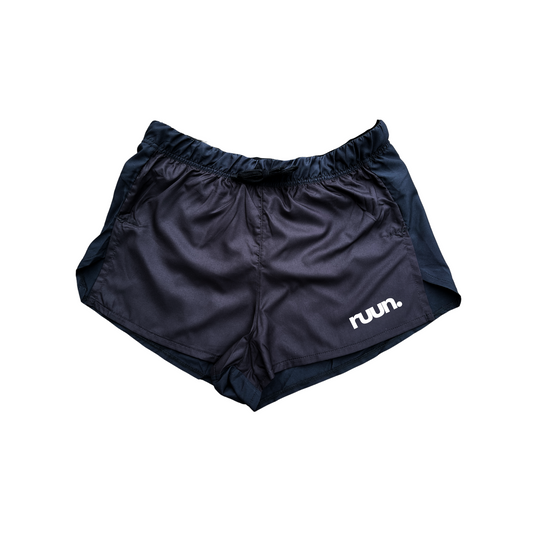 Race Day Shorts - Duo Black