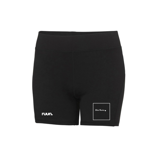 She Runs - Ladies Training Shorts