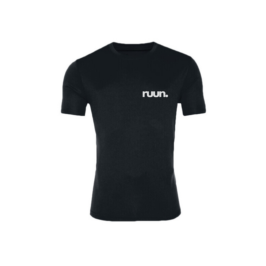 Running Shirt - Black/White