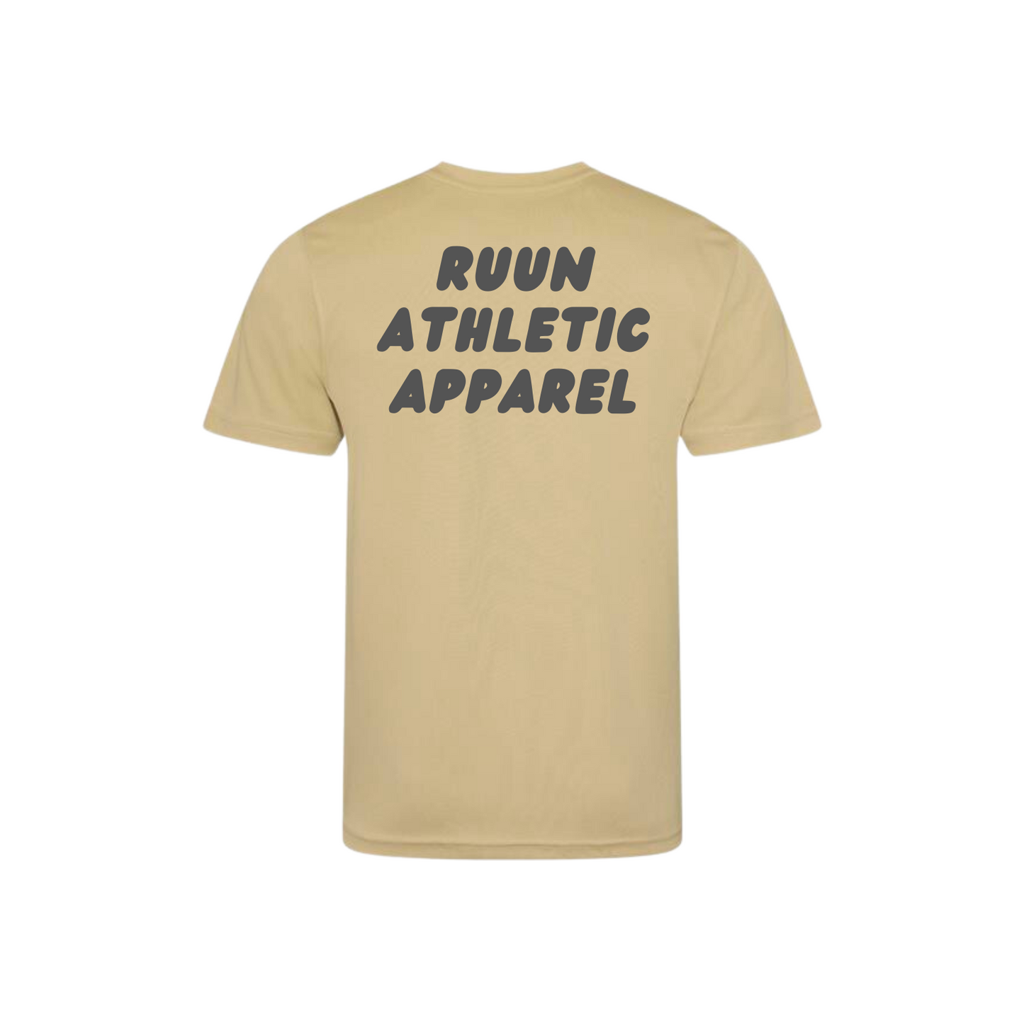 Bubble Running Shirt - Sand/Grey