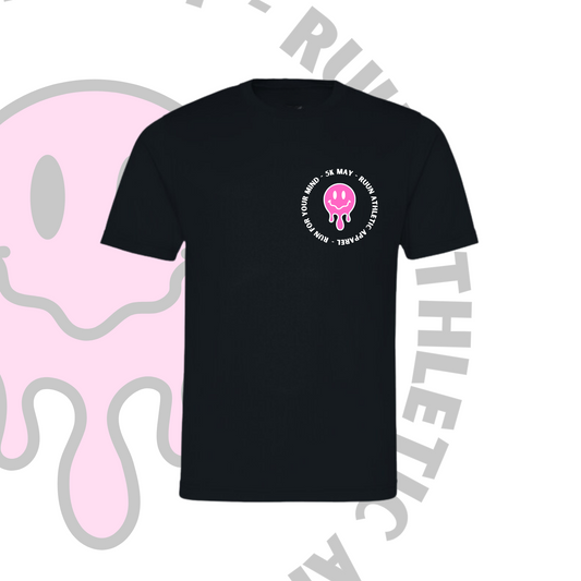 5k May Running Shirt - Black/Pink