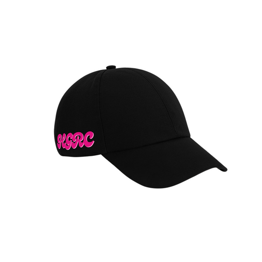 Hot Girl Run Club Running pony tail cap - Black